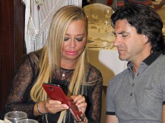 Toño Sanchís y Belén Esteban en el pasado mes de mayo.