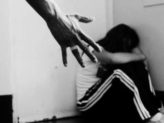 Una imagen de violencia doméstica.