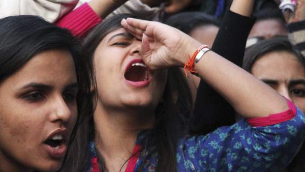Protesta por la liberación de un violador en India Protesta por la liberación de un violador en India
