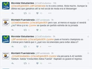 Pique Fuenlabrada - Estudiantes