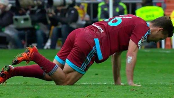 Sergio Canales lesionado Sergio Canales lesionado
