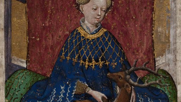 Queen of Stags from The Stuttgart Playing Cards (Das Stuttgarter Kartenspiel), ca. 1430 Queen of Stags from The Stuttgart Playing Cards (Das Stuttgarter Kartenspiel), ca. 1430