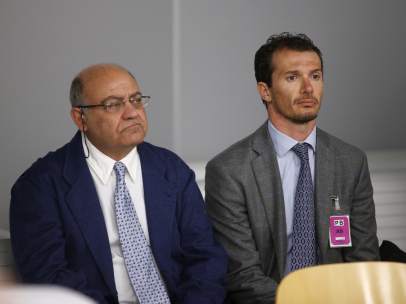 Ferrán, en el juicio junto al último director de Marsans, Iván Losada
