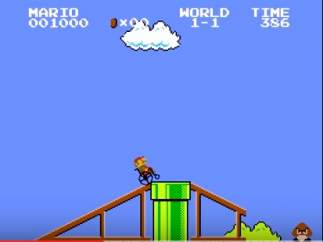 Mario Bros en silla de ruedas
