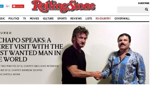 Sean Penn y 'El Chapo' Sean Penn y 'El Chapo'