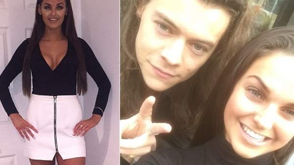 Amy Whelan y Harry Styles Amy Whelan y Harry Styles
