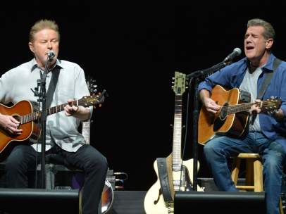 Don Henley y Glenn Frey, de Eagles.