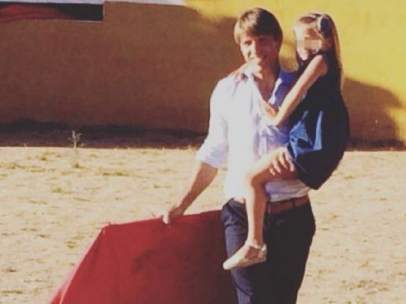El Cordobés, toreando con su hija