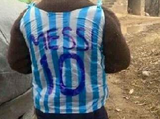 Murtaza, fan de Messi