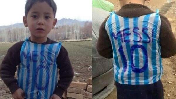 Murtaza, fan de Messi Murtaza, fan de Messi