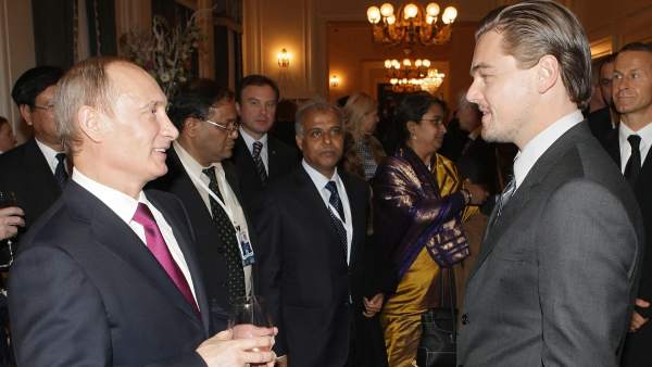 Putin y DiCaprio Putin y DiCaprio