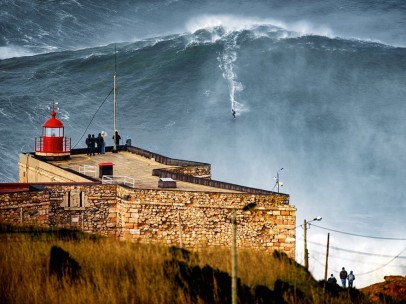 Garrett McNamara, en Nazaré en 2013