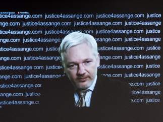 Julian Assange, en videoconferencia
