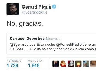 'Corte' de Piqué
