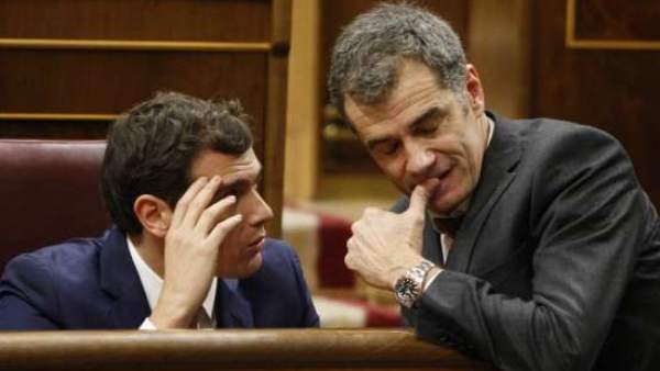 Albert Rivera y Toni Cantó Albert Rivera y Toni Cantó