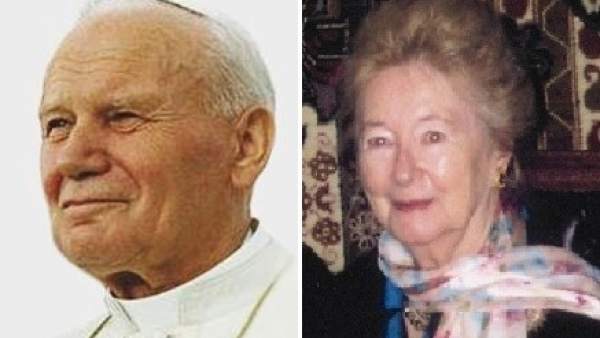 Juan Pablo II y Anna-Teresa Tymieniecka Juan Pablo II y Anna-Teresa Tymieniecka
