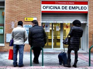 Oficina de empleo en Madrid.