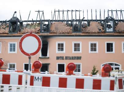 Albergue de refugiados incendiado en Alemania