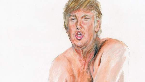 Dibujo de Donald Trump Dibujo de Donald Trump