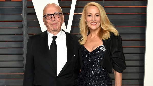 Rupert Murdoch y Jerry Hall Rupert Murdoch y Jerry Hall