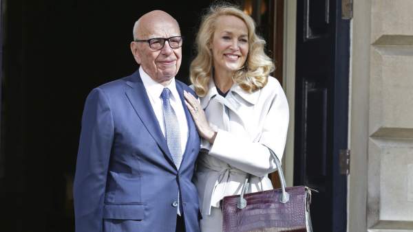 Rupert Murdoch y Jerry Hall Rupert Murdoch y Jerry Hall