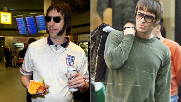 Sacha Baron Cohen y Liam Gallagher Sacha Baron Cohen y Liam Gallagher