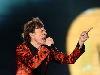 Jagger, dándolo todo en el escenario