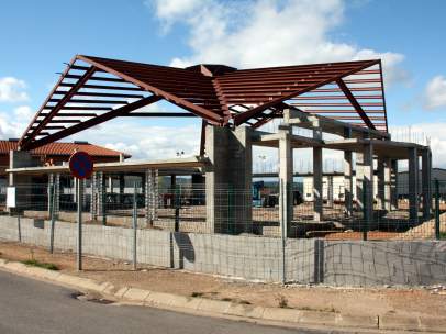 La mezquita de Palafrugell en obras.