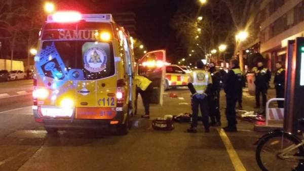 Ciclista atropellado en Madrid Ciclista atropellado en Madrid