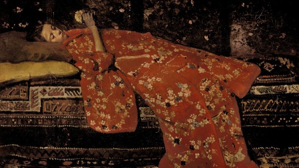 The Red Kimono, 1896, George Hendrik Breitner The Red Kimono, 1896, George Hendrik Breitner