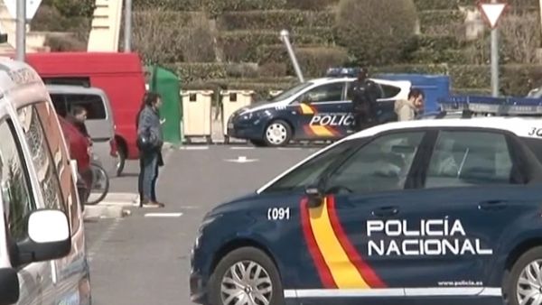 Policía desplegada en Ávila Policía desplegada en Ávila