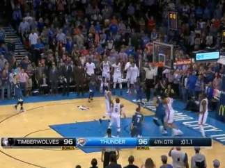 Ricky Rubio y su triple final