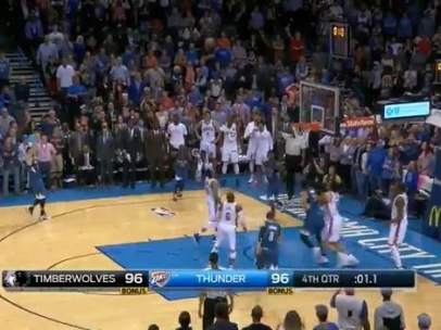Ricky Rubio y su triple final