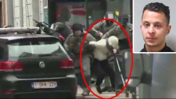 Momento de la detención de Salah Abdeslam Momento de la detención de Salah Abdeslam