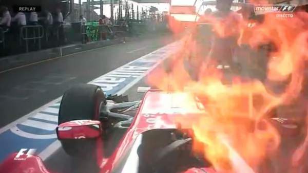Accidente de Raikkonen Accidente de Raikkonen