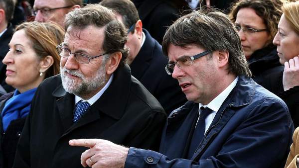 Rajoy y Puigdemont Rajoy y Puigdemont