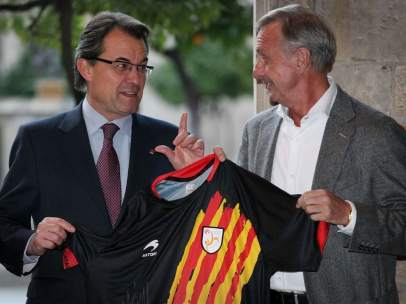 Artur Mas y Cruyff