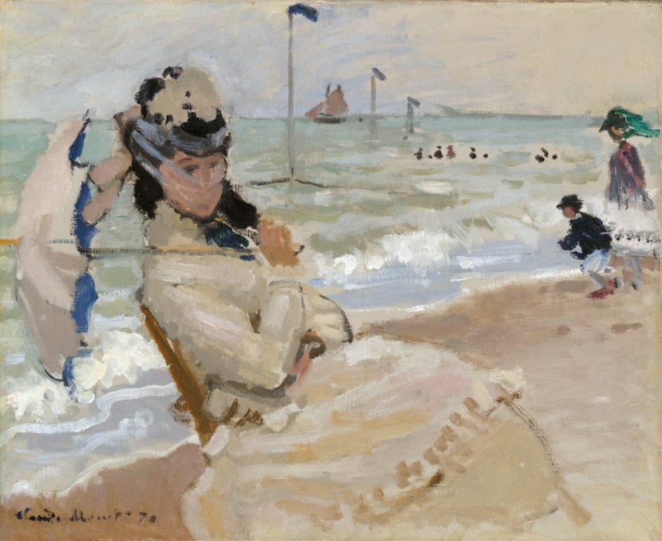 Resultado de imagen de monet playa trouville