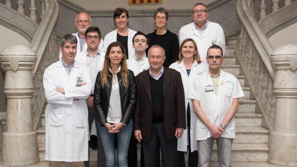 Equipo del Hospital Clínico que ha investigado la relación entre los trastornos de sueño y el Parkinson. Equipo del Hospital Clínico que ha investigado la relación entre los trastornos de sueño y el Parkinson.