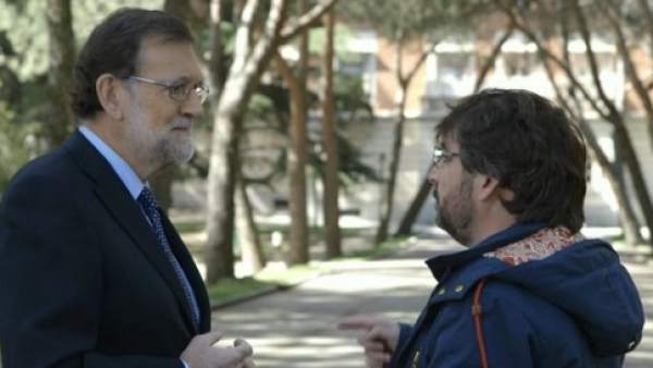 Rajoy y Jordi Évole Rajoy y Jordi Évole