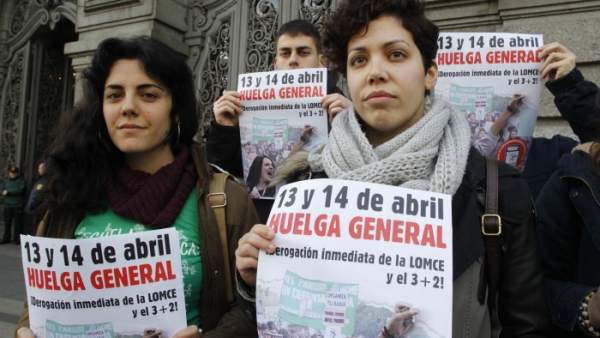 La secretaria general del Sindicato de Estudiantes, Ana García. La secretaria general del Sindicato de Estudiantes, Ana García.