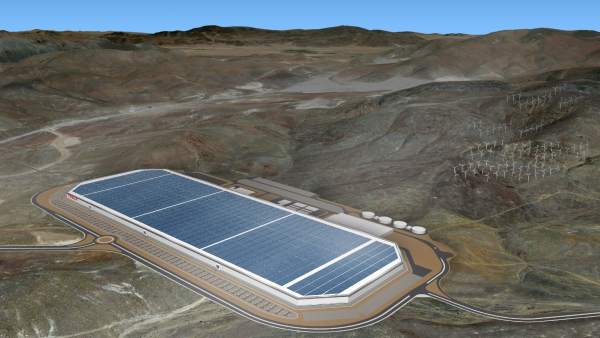 La nueva "Gigafactoría" de Tesla podrá fabricar medio millón de baterías al año. La nueva "Gigafactoría" de Tesla podrá fabricar medio millón de baterías al año.