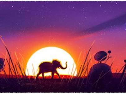 Doodle día de la Tierra