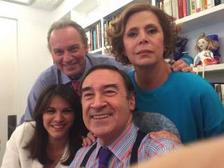 Pedro J. Ramírez y Agatha en el programa de Bertín Osborne