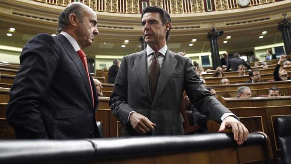 Luis de Guindos y José Manuel Soria Luis de Guindos y José Manuel Soria