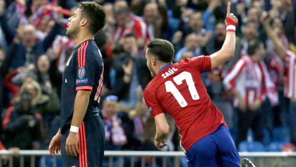 Saúl en el Atlético - Bayern Saúl en el Atlético - Bayern