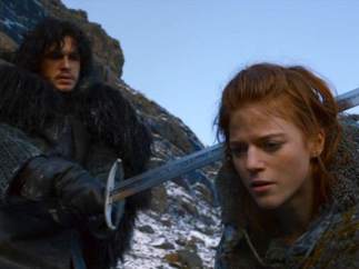 Jon Nieve e Ygritte