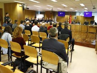 Interior de la sala de la Audiencia Provincial del juicio por el Madrid Arena