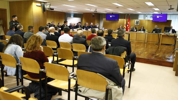 Interior de la sala de la Audiencia Provincial del juicio por el Madrid Arena Interior de la sala de la Audiencia Provincial del juicio por el Madrid Arena