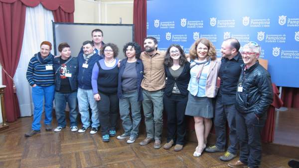 Laura Berro presenta el centro LGTBI de Pamplona. Laura Berro presenta el centro LGTBI de Pamplona.